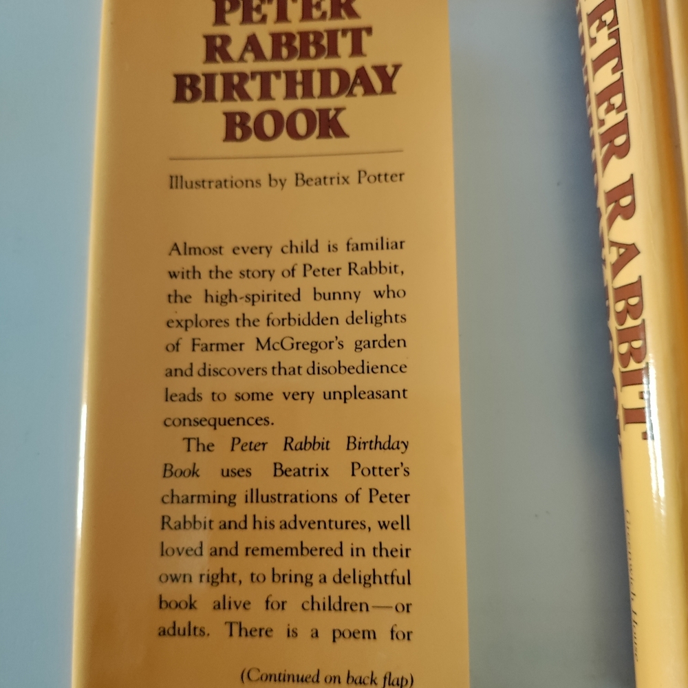 Peter Rabbit Birthday Book - Picture 9 of 10